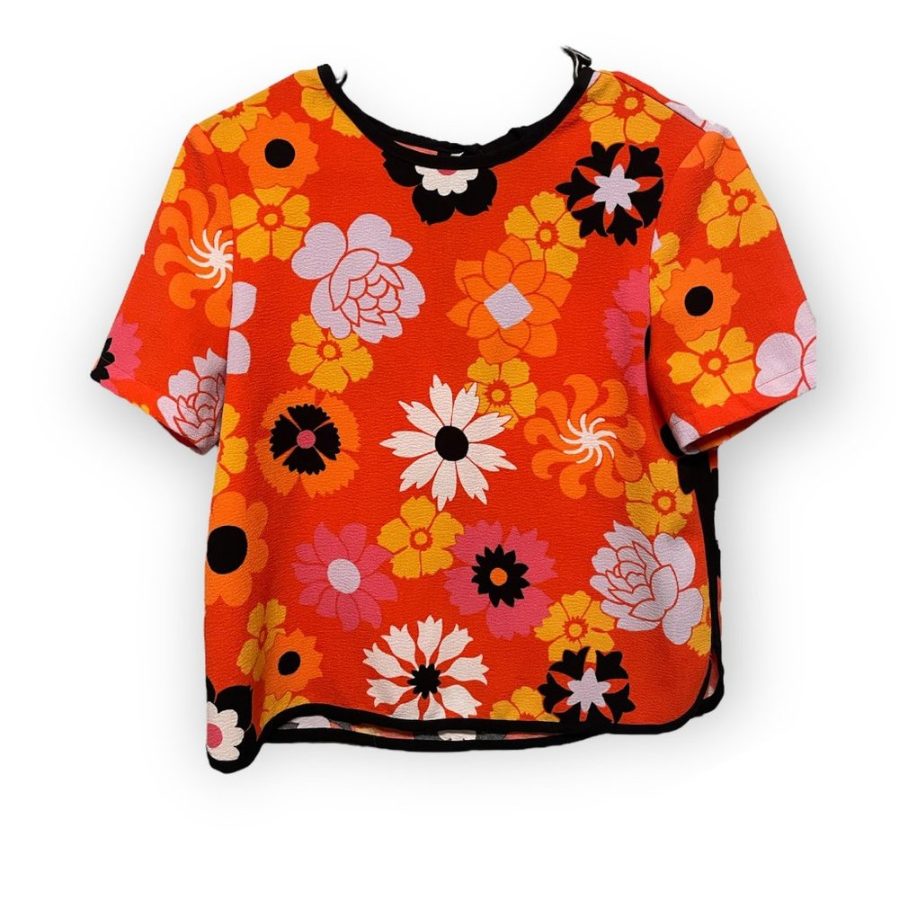 Victoria Beckham Retro Floral Top